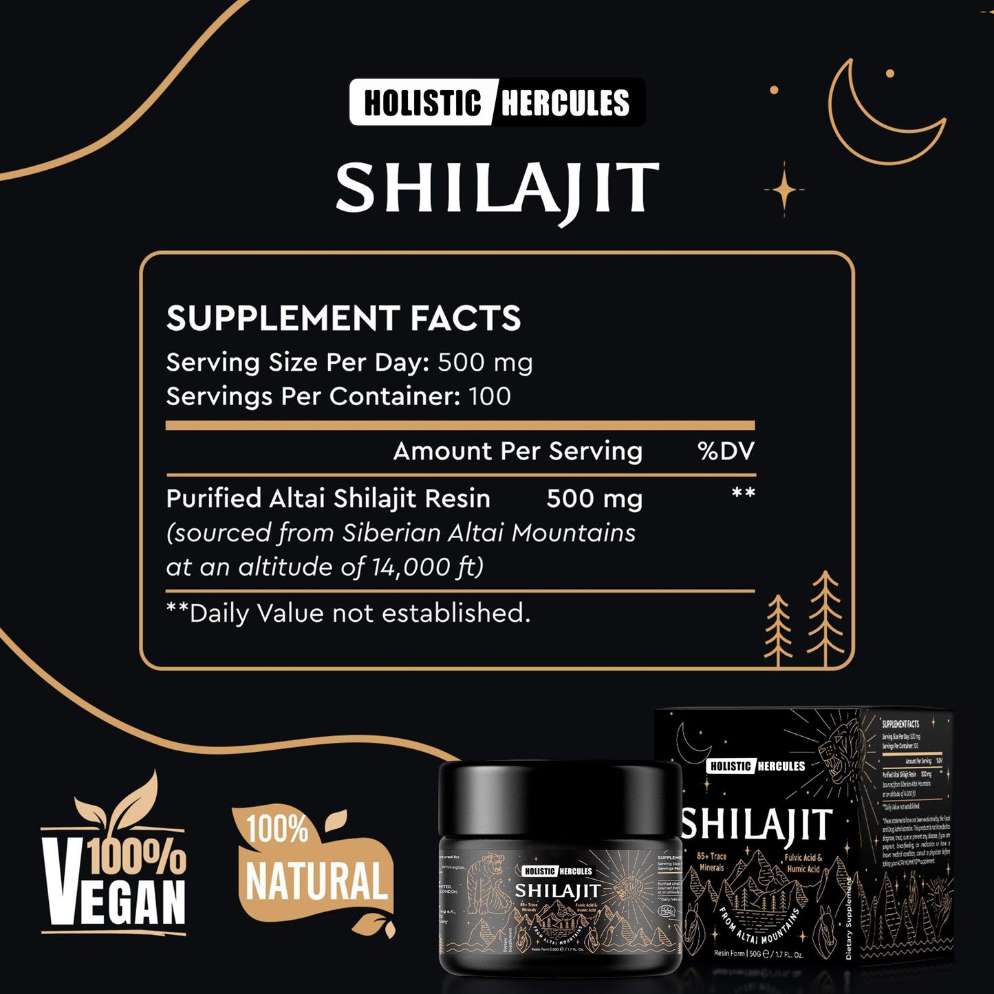 Pure Himalayan 500MG Shilajit Resin™